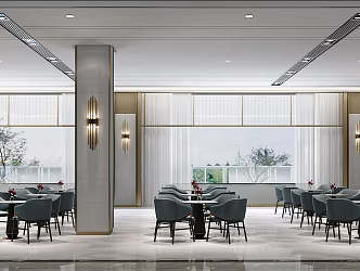 Modern reception area sales department Hong Kong-style negotiation table and chair sofa combination Hong Kong-style floor lamp Hong Kong-style wall lamp speaker fish wall decoration wall hanging fish 3d model