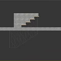 Brick Architectural Structure With Central Opening And Metal Bracket Supported Wooden Panel