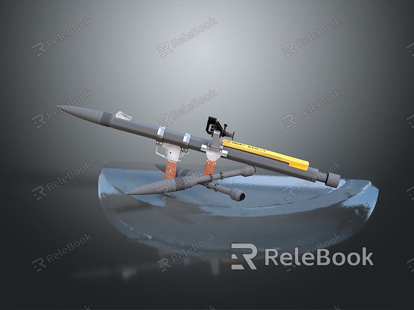 Rocket rocket launcher to air weapon to air missile shoulder missile shoulder rocket model