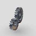 Industrial LOFT gear 3d model