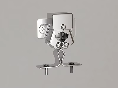 Stainless Steel Adjustable Bracket Hardware For Mounting And Support Structure 3d model