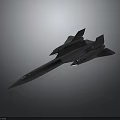 Modern Stealth Military Weapon Featuring Sleek Design Dual Engines And Pointed Nose