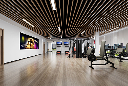 Modern Gym 3d model