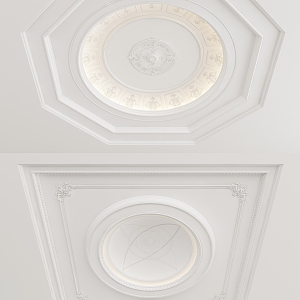 European-style ceiling 3d model