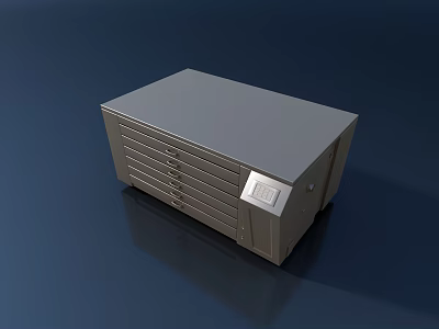 Lockable Metal Storage Cabinet With Multiple Drawers And Digital Panel For Office Storage Use 3d model