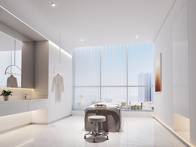 Modern Beauty Salon SPA Room Photoelectric Room Box Massage Room Treatment Room Beauty Salon Room model