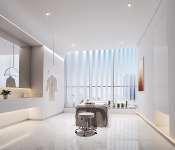 Modern Beauty Salon SPA Room Photoelectric Room Box Massage Room Treatment Room Beauty Salon Room 3d model