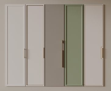 Modern cabinet door 3d model