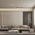 Modern Hotel Room Interior With Comfortable Bed Sofa And Large Windows