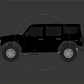 Black Off Road SUV Featuring Roof Rack All Terrain Tires And Rugged Design