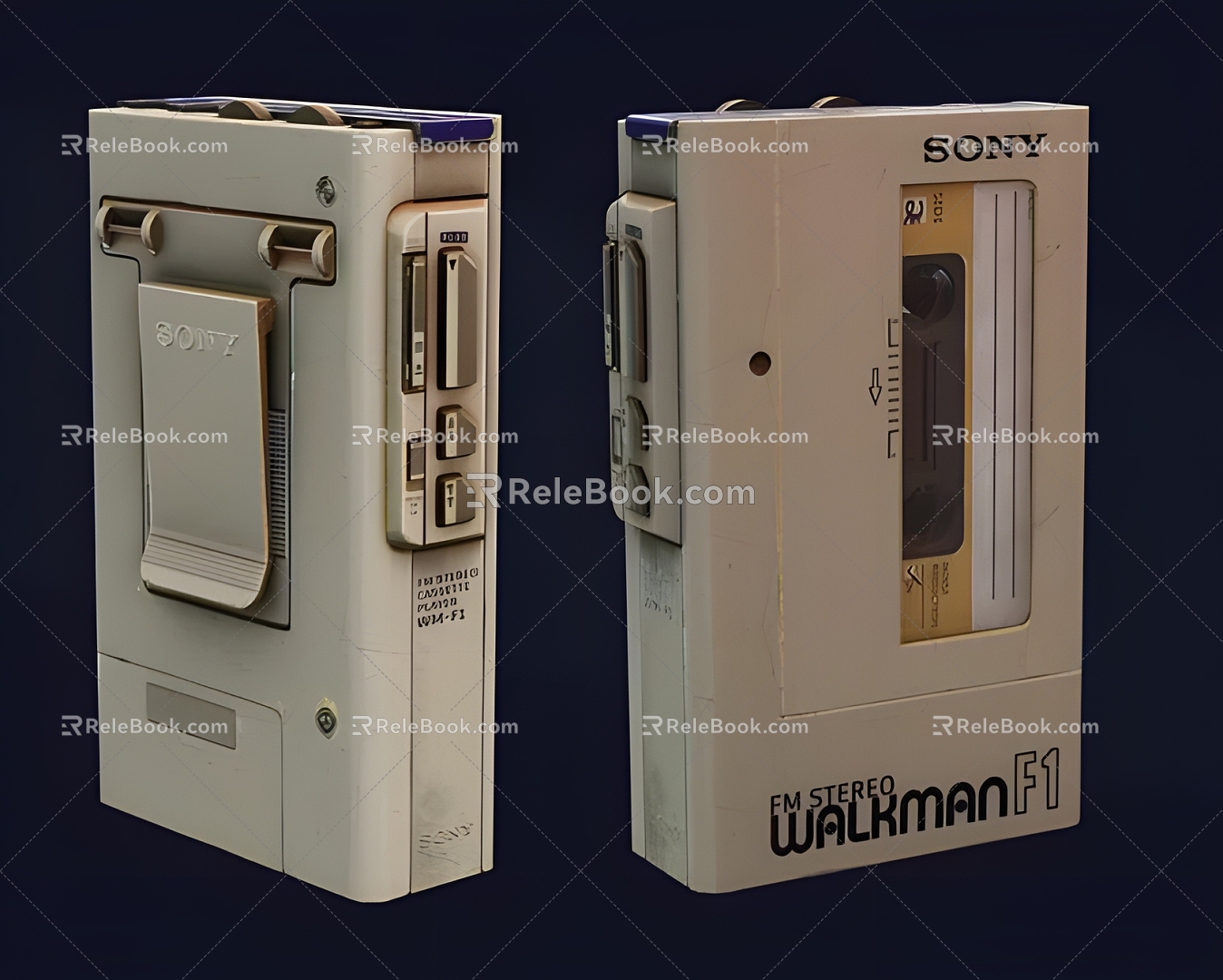 Realistic Sony Walkman Modern Realistic Sony Walkman Electronic Products Retro Old Objects Nostalgia 3d model