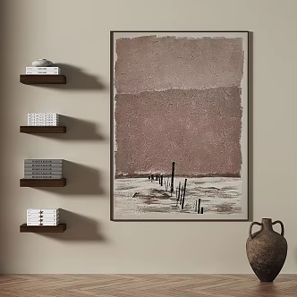 Light Luxury Decoration Painting 3d model