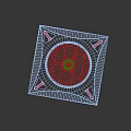 Modern Ceiling Mounted Air Conditioner Fan Featuring Grille Design And Embedded Structure