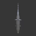 Detailed Crocodile Model With Realistic Texture And Pose On Gray Background 3d model