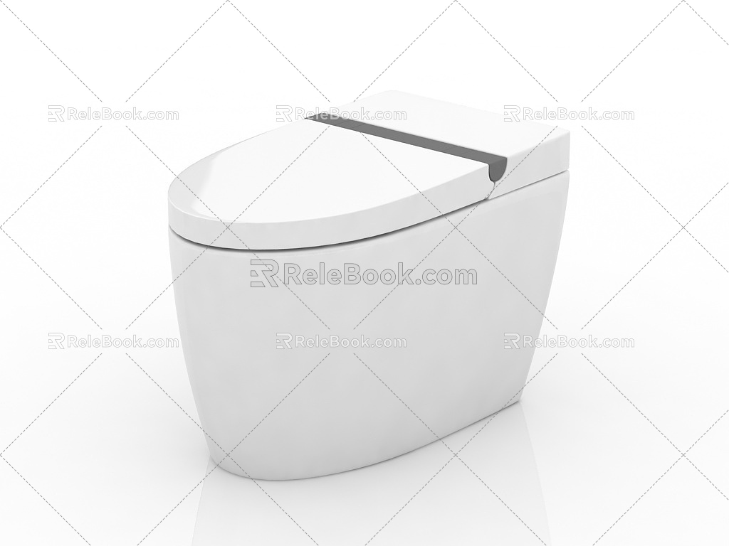 Modern Smart Toilet Smart Toilet 3d model