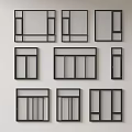 Modern windows combination windows glass windows floor-to-ceiling windows balcony windows bay windows bedroom windows sliding windows casement windows doors and windows 3d model