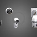Projection Monitoring Security Camera System With Dome Bullet Wall Mounted Designs