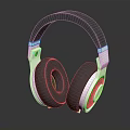 Sleek Modern Over Ear Headphones With Metallic Silver Accents And Black Ear Cups