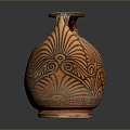 African Cultural Relics African Pot African Pottery Pot Pottery Pot Ceramic Pot Cultural Relics Pot Tile Tile 3d model