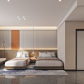 Hotel Standard Room 3d model