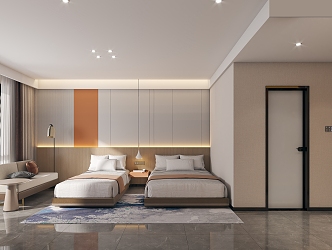 Hotel Standard Room 3d model