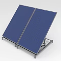 Efficient Dual Panel Solar Panel As Practical Household Appliance With Modern Stand Design