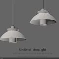 Medieval Interior Design With Classic White Chandelier And Warm Illumination Light