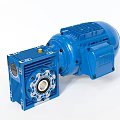 High Efficiency Blue Industrial Gear Motor Featuring Precision Metal Components And Enclosed Housing