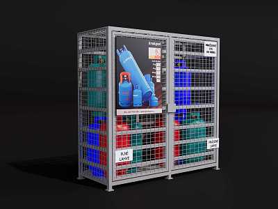 Gas safety cabinet metal mesh cabinet model