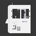 Modern Milling Machine Milling Room Digital Processing Equipment 3d model