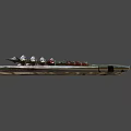 Various Medical Surgical Instruments on Stainless Steel Tray with Blood Stains