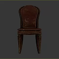 Vintage Red Upholstered Lounge Chair With Wooden Frame And Classic Design