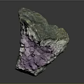 Natural Amethyst Geode Cluster With Purple Crystals And White Green Layers