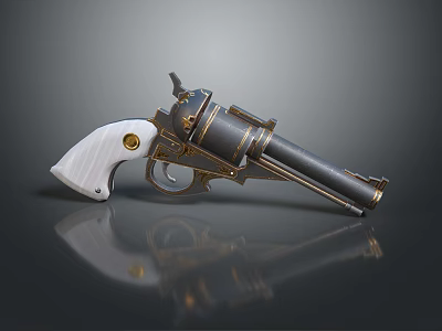 modern pistol semi-automatic pistol automatic pistol modern weapon 3d model