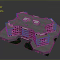 Multistory Residential Building With Complex Roof Design And Green Areas Around