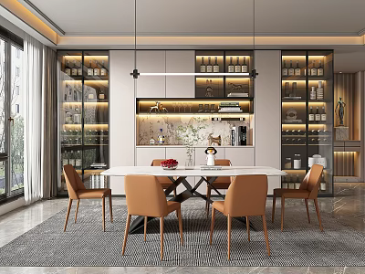 Modern Restaurant 3d model