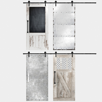 Barn door 3d model