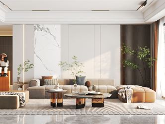 modern living room home living room 3d model