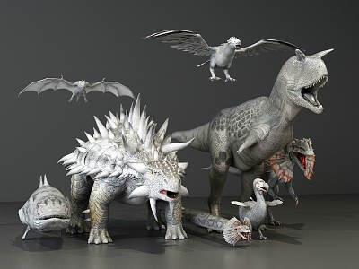 Modern Dinosaurs Jurassic 3d model