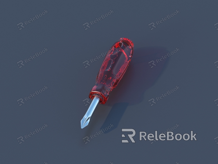 Screwdriver tools awl hardware tooling tools 3D model model