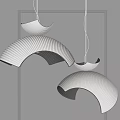 Modern chandelier creative chandelier 3d model
