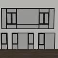 Modern Windows casement windows floor-to-ceiling windows doors and windows balcony windows 3d model