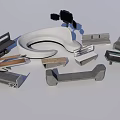 Leisure Chair Components With Various Designs And Different Style Parts On White Background