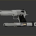 pistol semi-automatic pistol automatic pistol modern weapon hot weapon hot weapon gun military 3d model