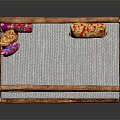 Wooden Bunk Bed Design With Colorful Decorative Pillows Sturdy Log Frame And Comfortable Mattress