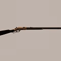 Vintage Classic Rifle With Wooden Stock And Metal Barrel Design Features