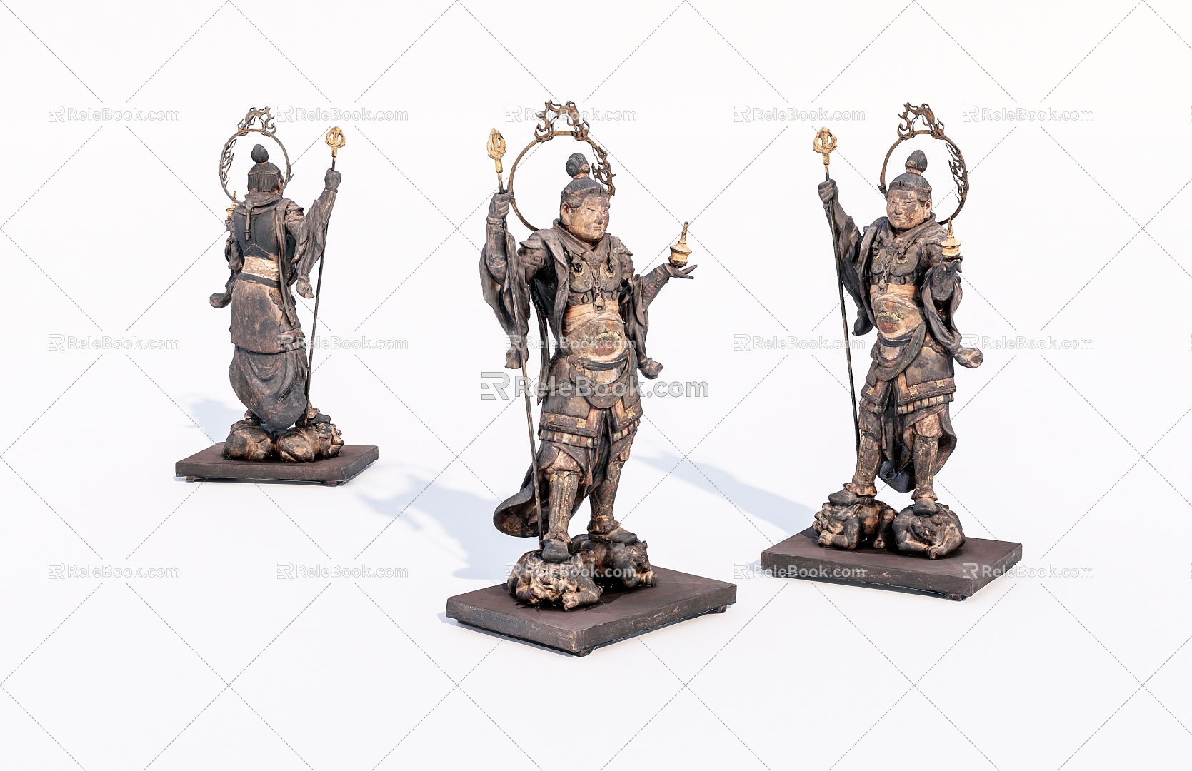 Statue of Buddha 3d model