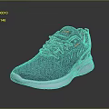Comfortable Casual Sports Shoes With Knitted Upper White Sole And Orange Logo Design