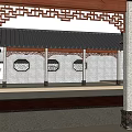 Chinese Style Detached Villa With Grey Tiled Roof White Walls Stone Lions And Parked Cars