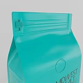 Teal Midwest Moca Salt Packaging With Decorative Patterns And Brown Grid Base